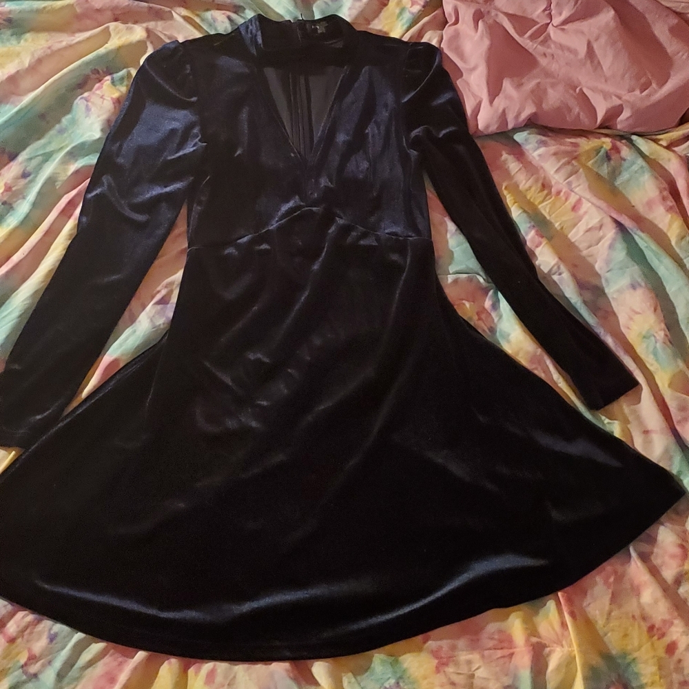 Velvet party dress, sz s